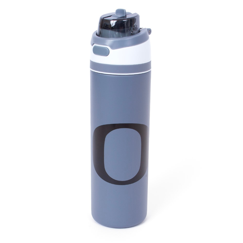Classic Oregon O, RFSJ, Inc., Grey, Water Bottles, Metal, Home & Auto, 28 ounce, Stainless Steel, Flip Top, 959082